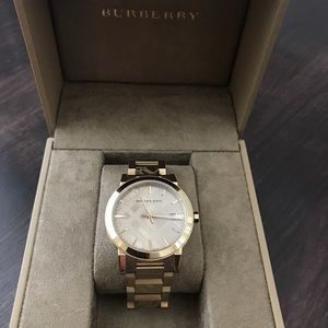 Gold Burberry Watch